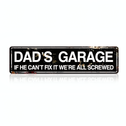Dad's Garage Sign