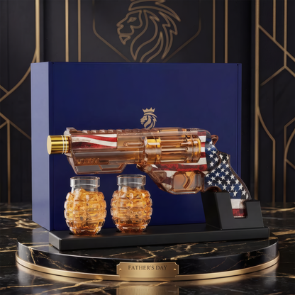The Peacemaker Set — Whiskey Decanter for Dad