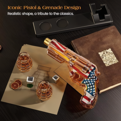 The Peacemaker Set — Whiskey Decanter for Dad